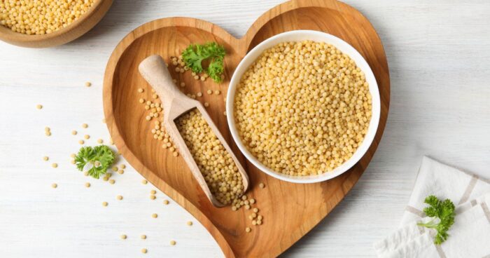 Kuskus či couscous nebo cous-cous je vlastně tvrdozrnná pšenice, která se zpracovává do malých kuliček.